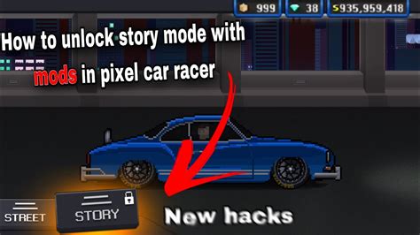 pixel car racer story mode
